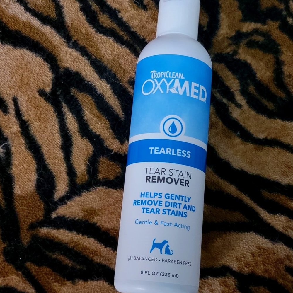 Tropiclean Tear Stain Remover Shampoo Dog or Cat .. New!